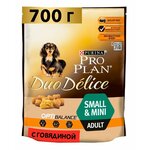 Проплан Duo Delice для собак мелких пород с говядиной и рисом 700г - изображение