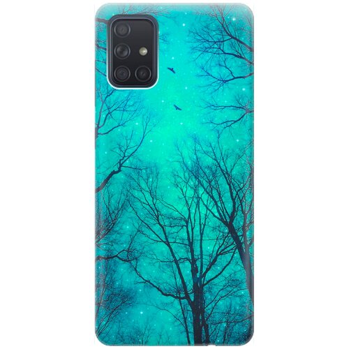 фото Re:pa накладка transparent для samsung galaxy a71 с принтом "голубое небо в ветках"