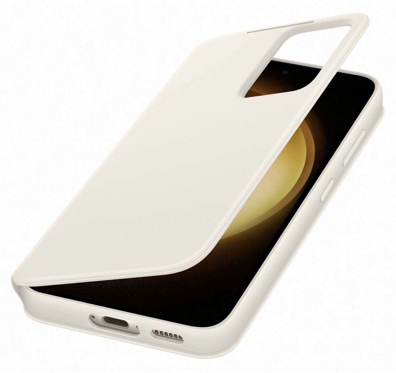 Чехол Samsung Galaxy S23 Smart View Wallet Case (EF-ZS911CUEG) Cream - фото №6