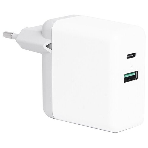 Блок питания Delta Plus ETL-MP45W белый сетевой адаптер topon gan 65w usb usb type c power delivery quick charge 4 0 белый