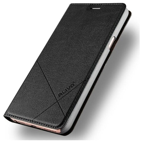 фото Чехол-книжка mypads для leeco (letv) le 2 pro водоотталкивающий с мульти-подставкой на жесткой металлической основе &quotвинтаж&quot черный