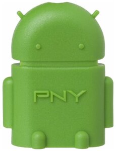 Переходник OTG USB-microUSB reader Android, green (OTG-A2G-EF)