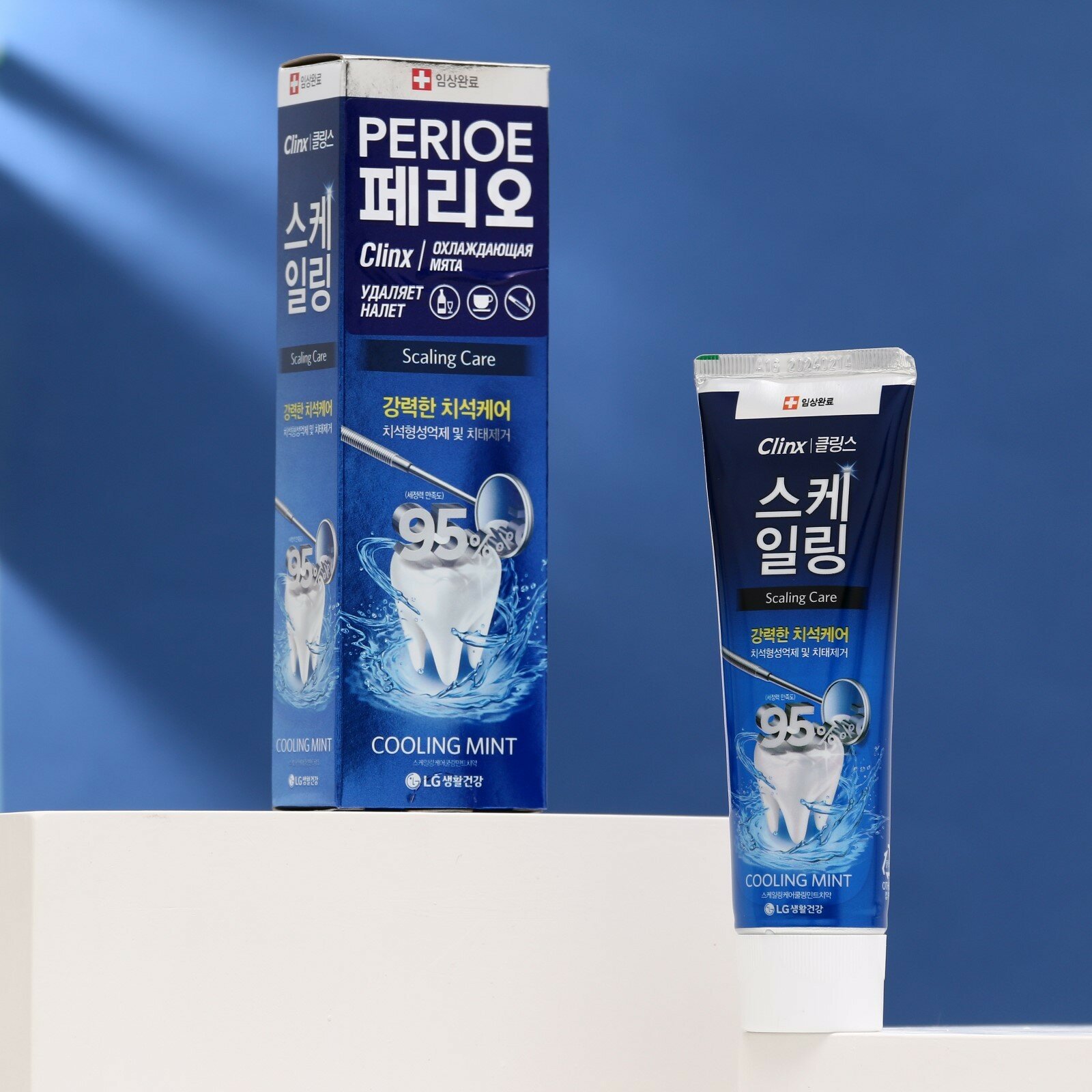 Perioe Зубная паста против образования зубного камня Clinx Cooling mint, 100 г (Perioe, ) - фото №14