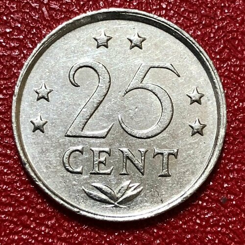 Монета Антильские острова 25 центов 1982 года #4-8