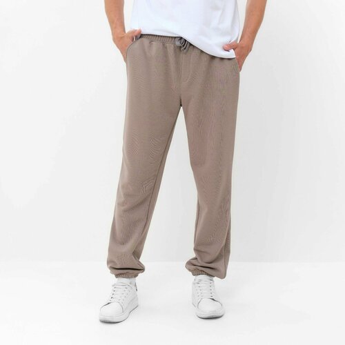 Брюки MIST, размер 54, бежевый брюки джоггеры mist размер 54 серый