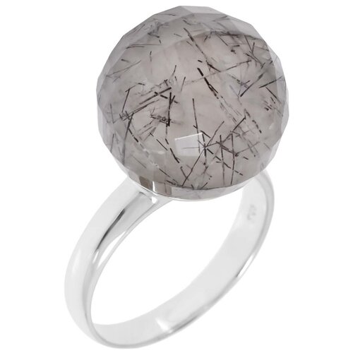 фото Balex кольцо 1436930155 из серебра 925 пробы с рутиловым кварцем природным, размер 19