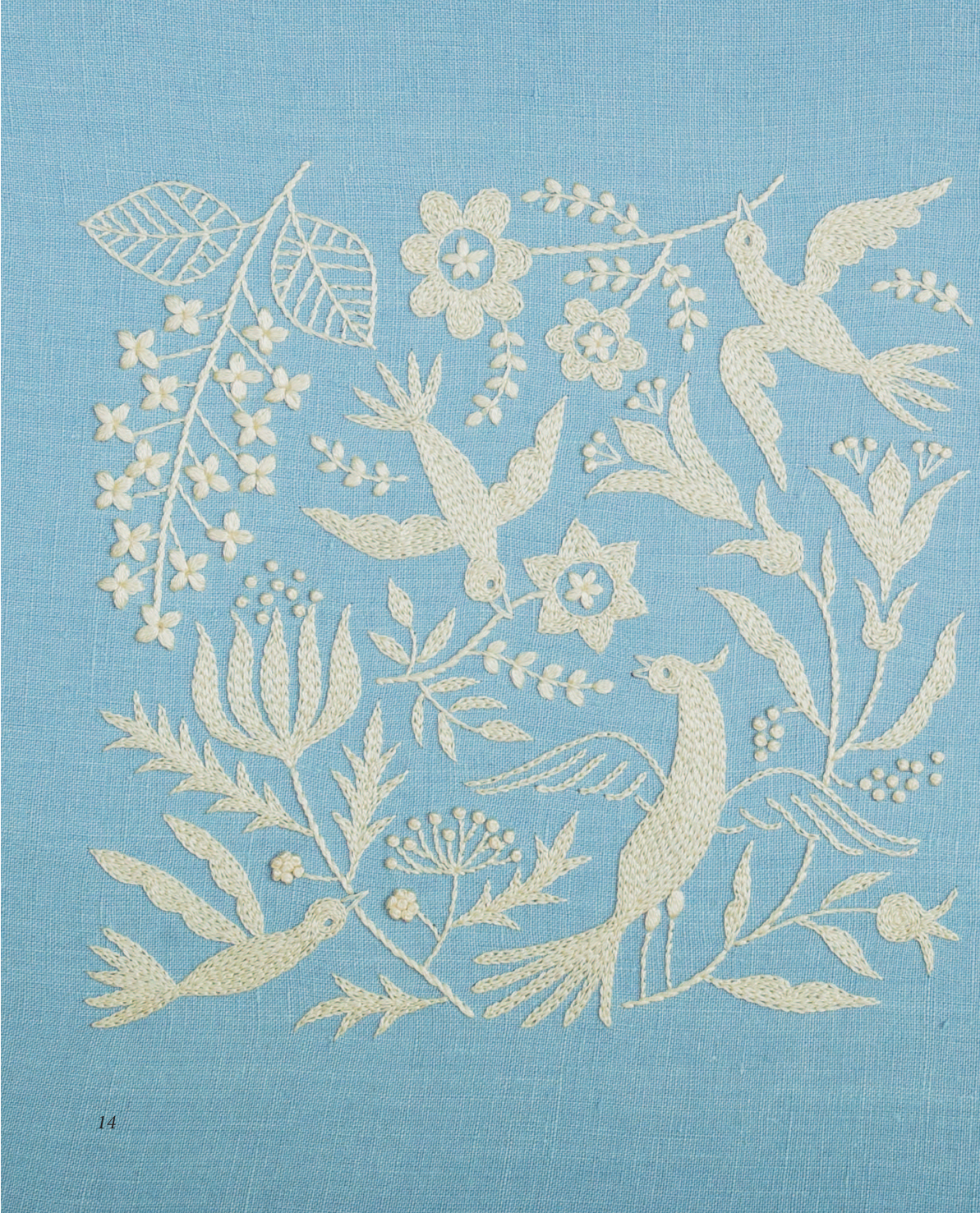 Вышивка Юмико Хигучи Анималистическая коллекция Простые и эффектные дизайны вышивки нитью мулине по льняной ткани 25 сюжетов с животными - фото №13