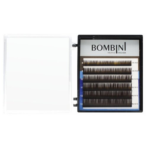 Bombini, Ресницы на ленте Truffle 0,10/8-13 мм, D-изгиб
