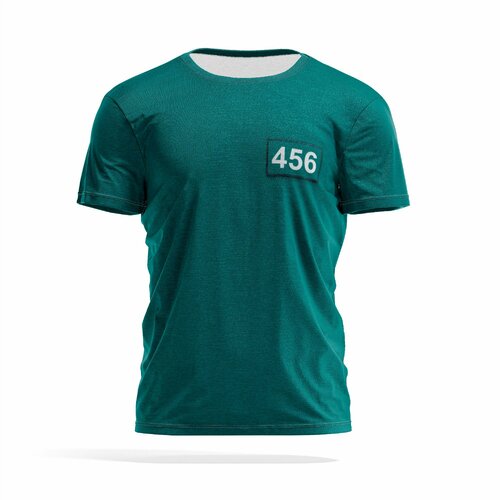 Футболка PANiN Brand, размер XL, бирюзовый printio спортивная футболка 3d 456 игрок в кальмара