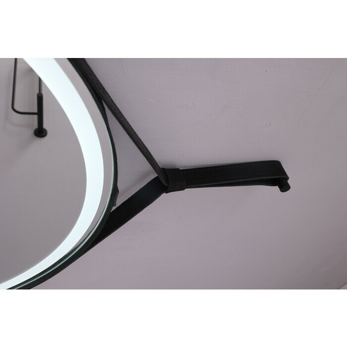 Зеркало на ремне с подсветкой Belt Black LED ø65 см - фотография № 14