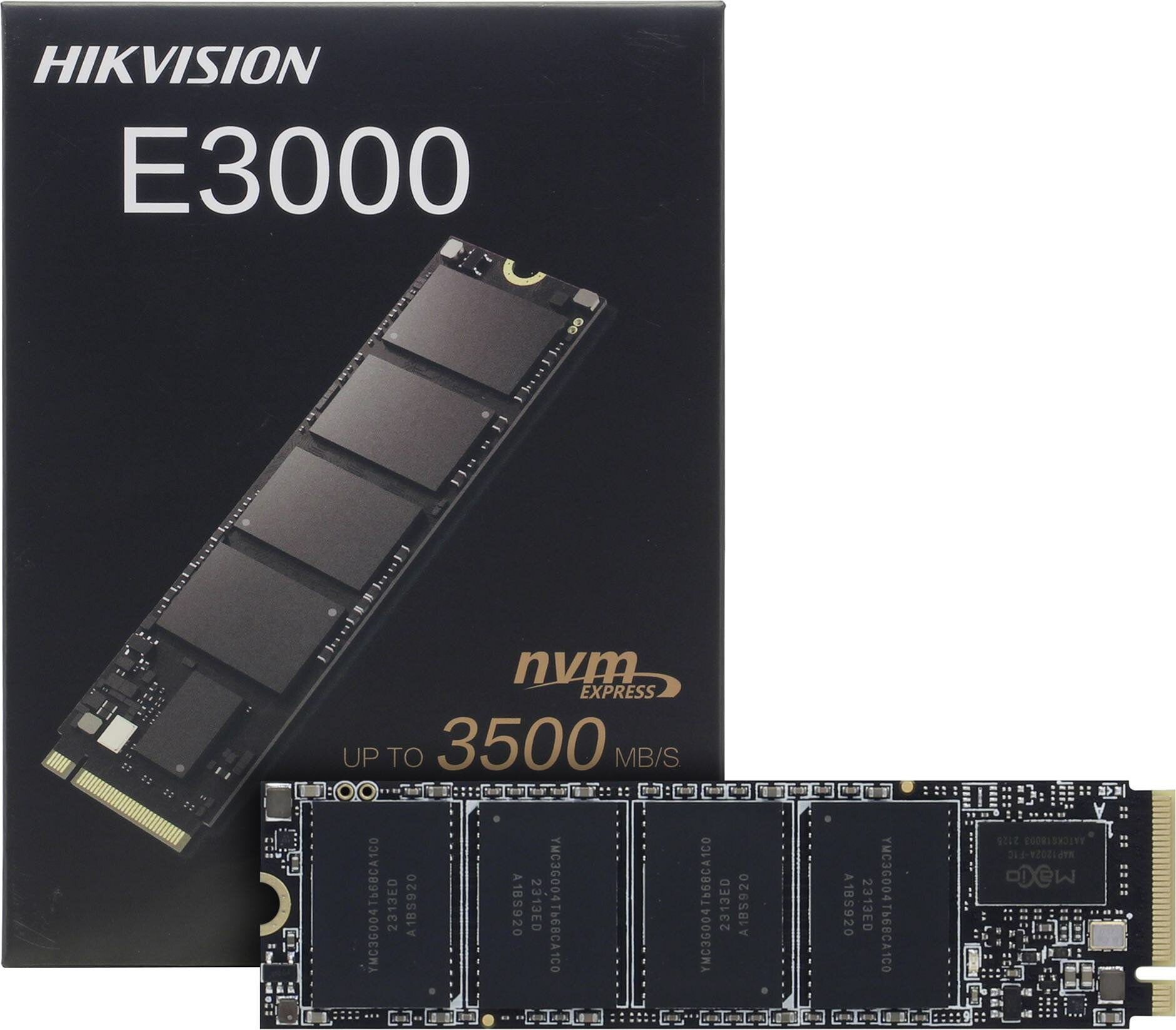 Накопитель SSD M.2 2280 HIKVISION E3000 2TB PCIe 3.0 x4 NVMe 3D NAND TLC 3476/3137MB/s - фото №12