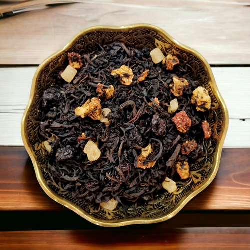Черный чай Винтаж Гуава Маргарита ягодный листовой 100 грамм