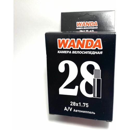 Камера велосипедная 28 х1,75 -48мм A/V Wanda (COMPASS) камера chaoyang 28 дюймов х1 75 a v 48мм картонная коробка