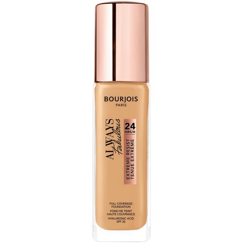 Bourjois Тональный крем Always Fabulous Full Coverage Foundation, SPF 20, 30 мл, оттенок: 310 bourjois тональный крем always fabulous full coverage foundation spf 20 30 мл оттенок 120