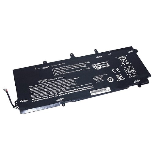 фото Аккумуляторная батарея для ноутбука hp elitebook folio 1040 (bl06-3s2p) 11.1v 42wh oem черная