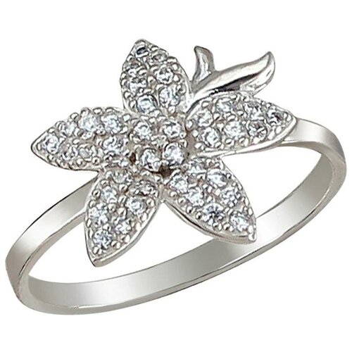 фото Эстет кольцо с 39 фианитами из серебра 01к1510895, размер 18