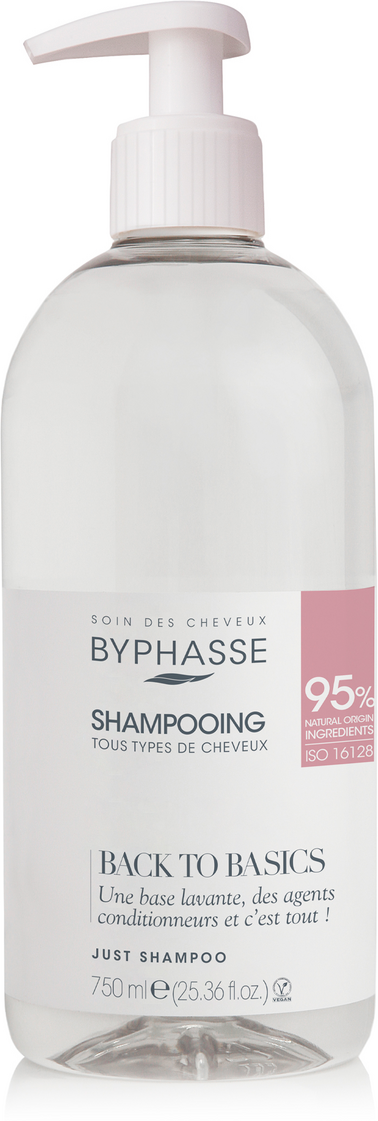 Шампунь Byphasse Back to Basics для всех типов волос, 750мл