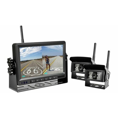 7 LCD Wireless Reversing Monitor 2 Wireless Backup Cameras KIT YWD-W1 874900₽