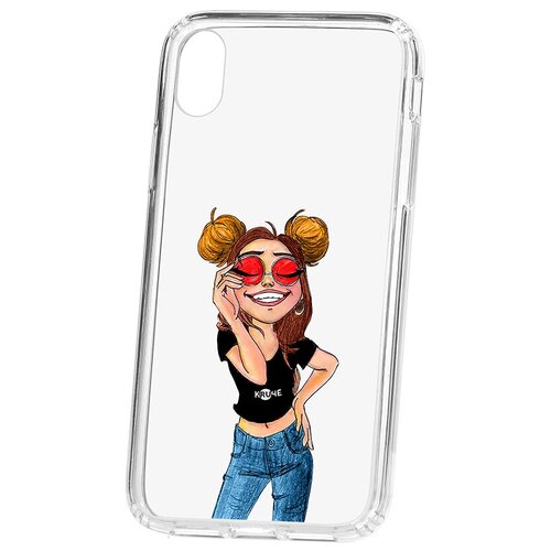 фото Чехол на айфон xr kruche print smiling кruче