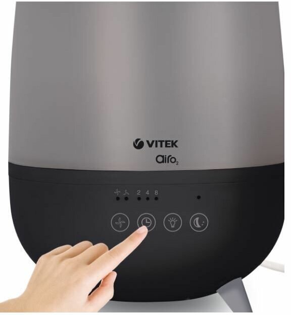 Увлажнитель ультразвуковой Vitek VT-2356 цвет: черный/графитный, 2 л - фотография № 2