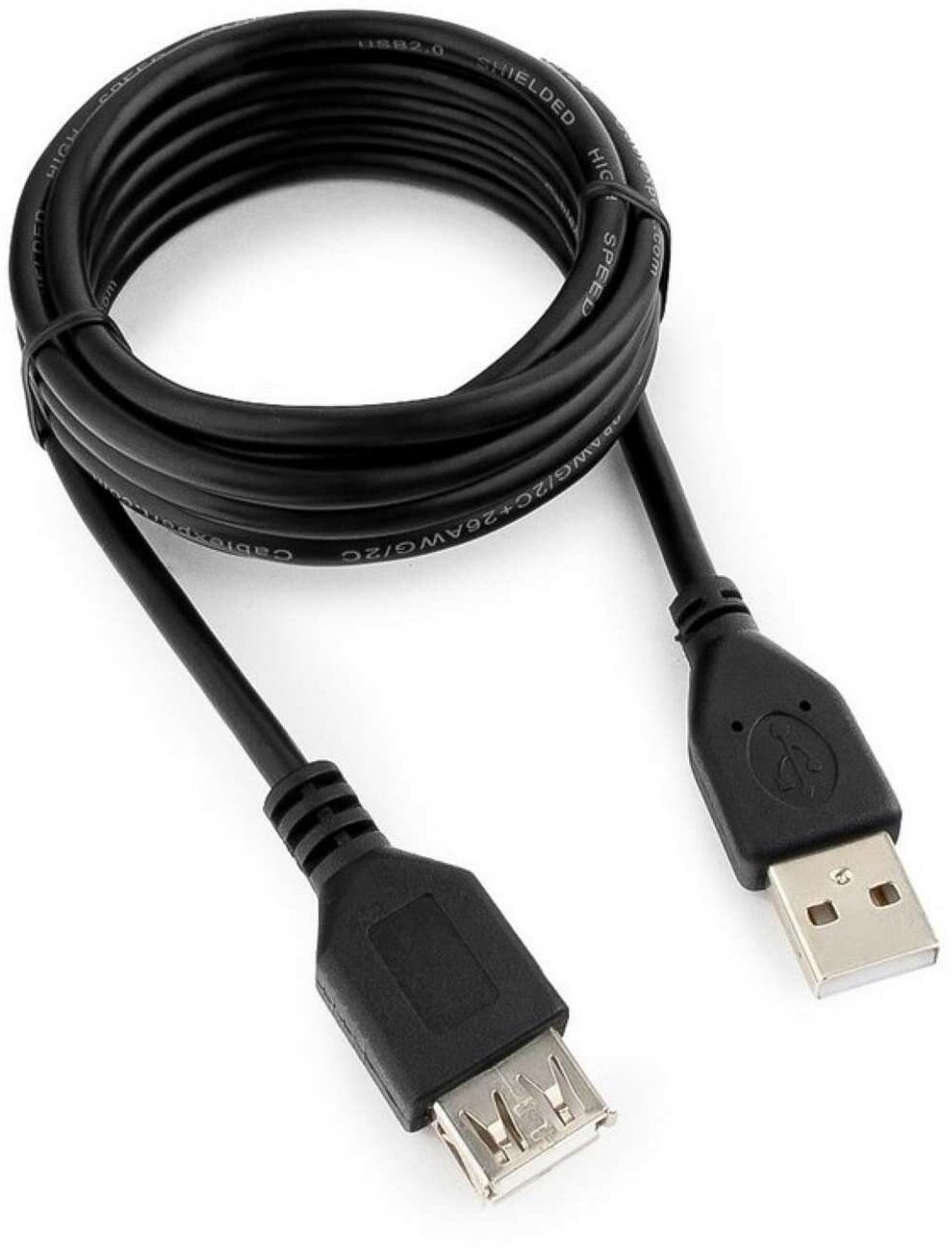 USB 2.0 (AM-AF) 1.8м фильтр Cablexpert CCP-USB2-AMAF-6, черный - фото №9