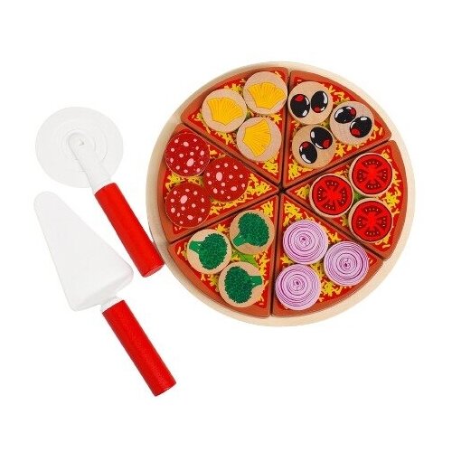 фото Игровой набор "пицца" 21,5х21,5х5,2 см 5193453 сима-ленд