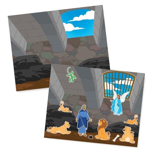 фото Melissa&doug набор стикеров с фоном из серии творчество - библейские истории (9124) melissa & doug