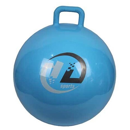 фото Мяч-попрыгун z-sports с ручкой 55 см gb04, 55 см, голубой