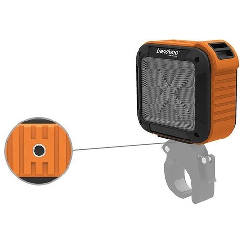 Портативная влагозащищенная Bluetooth-колонка Trendwoo Rockman S оранжевая 99000₽