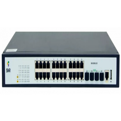 Управляемый коммутатор уровня 2, 24 порта 10/100/1000Base-T, 4 порта 1/10G SFP+ qtech мпт управляемый стекируемый коммутатор уровня l3 24 порта 10 100 1000base t 4 порта 10gbe sfp 4k vlan 16k mac адресов консольный порт вст