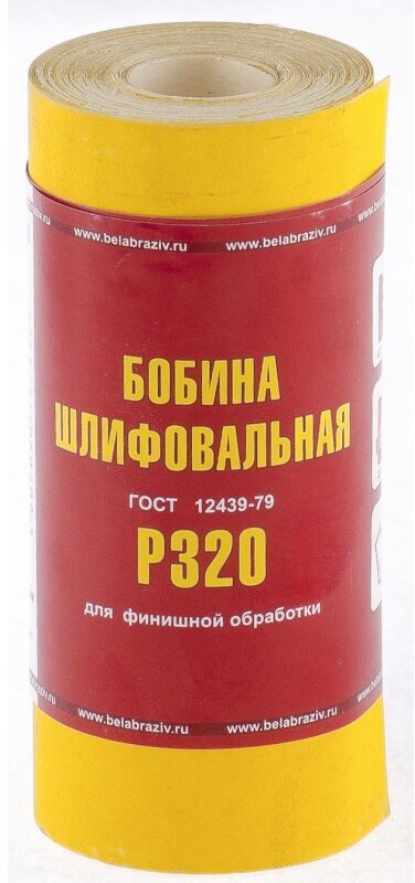 Шкурка шлифовальная на бумажной основе LP41C (115 мм х 5 м; Р320) Россия 75636