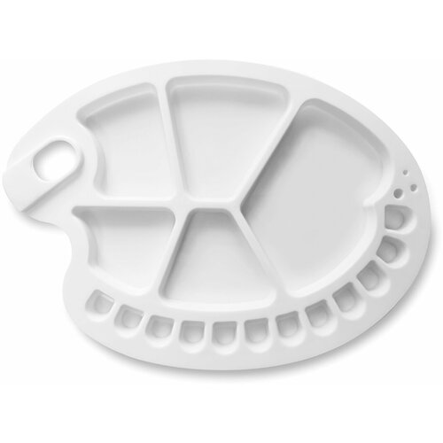 Упаковка 3 шт Палитра художественная пластиковая овальная 34х25 см 17 ячеек BRAUBERG ART DEBUT 192230 969₽