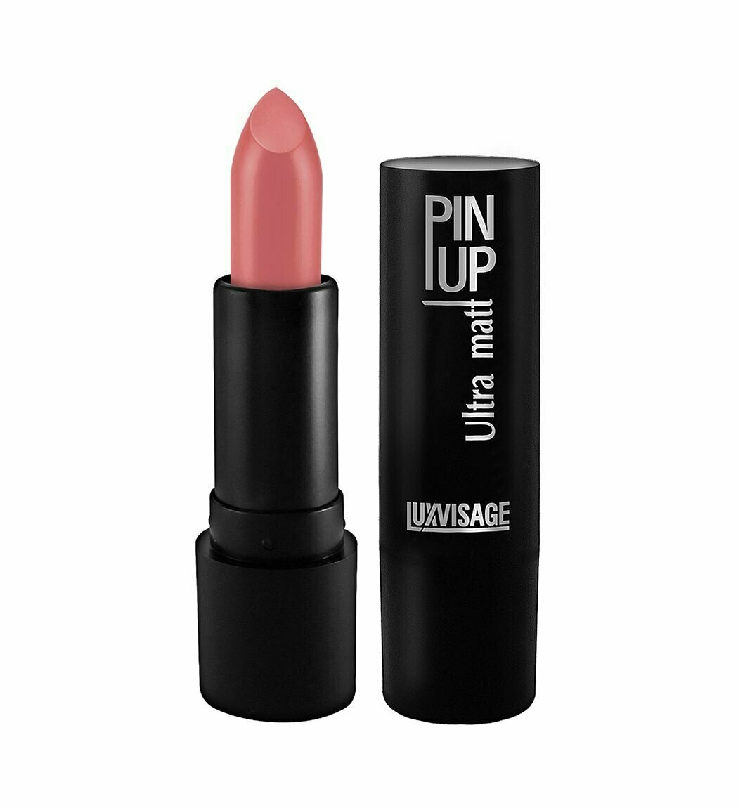 LUXVISAGE помада для губ Pin Up Ultra Matt стойкая ультраматовая, оттенок 514 Natalie