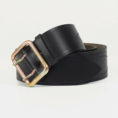 фото Ремень натуральная кожа, длина 110 см., черный