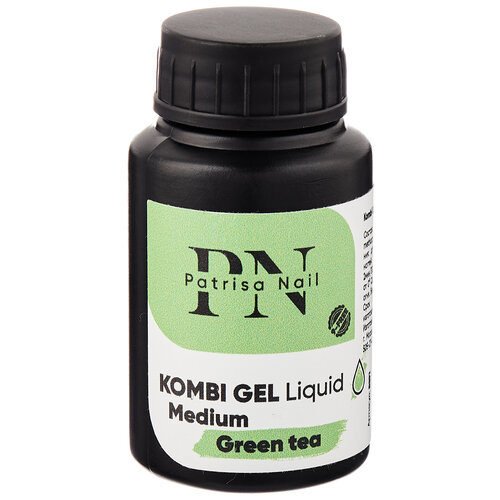 Patrisa Nail Kombi Gel Liquid Medium, 30 мл, green tea patrisa nail kombi gel liquid medium aqua 12 мл