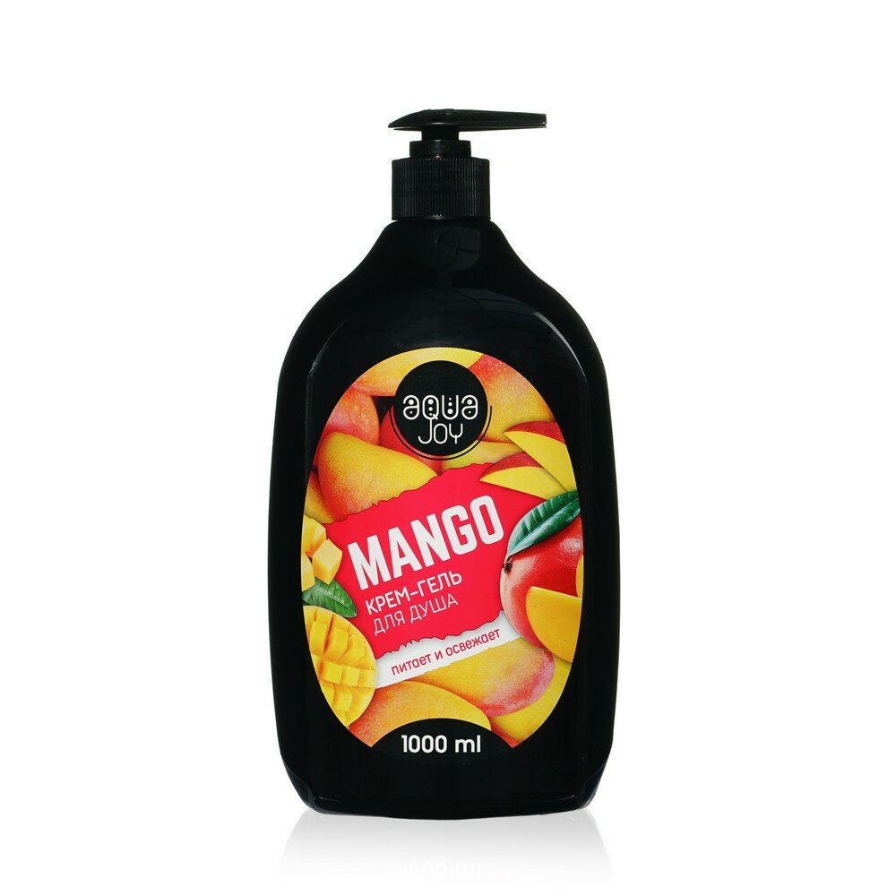 Крем - гель для душа Aqua Joy " Mango " 1000мл