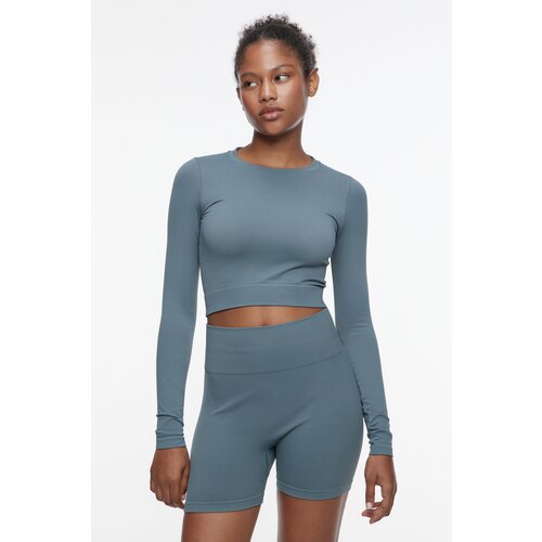 фото Лонгслив befree, размер s/m int, зеленый