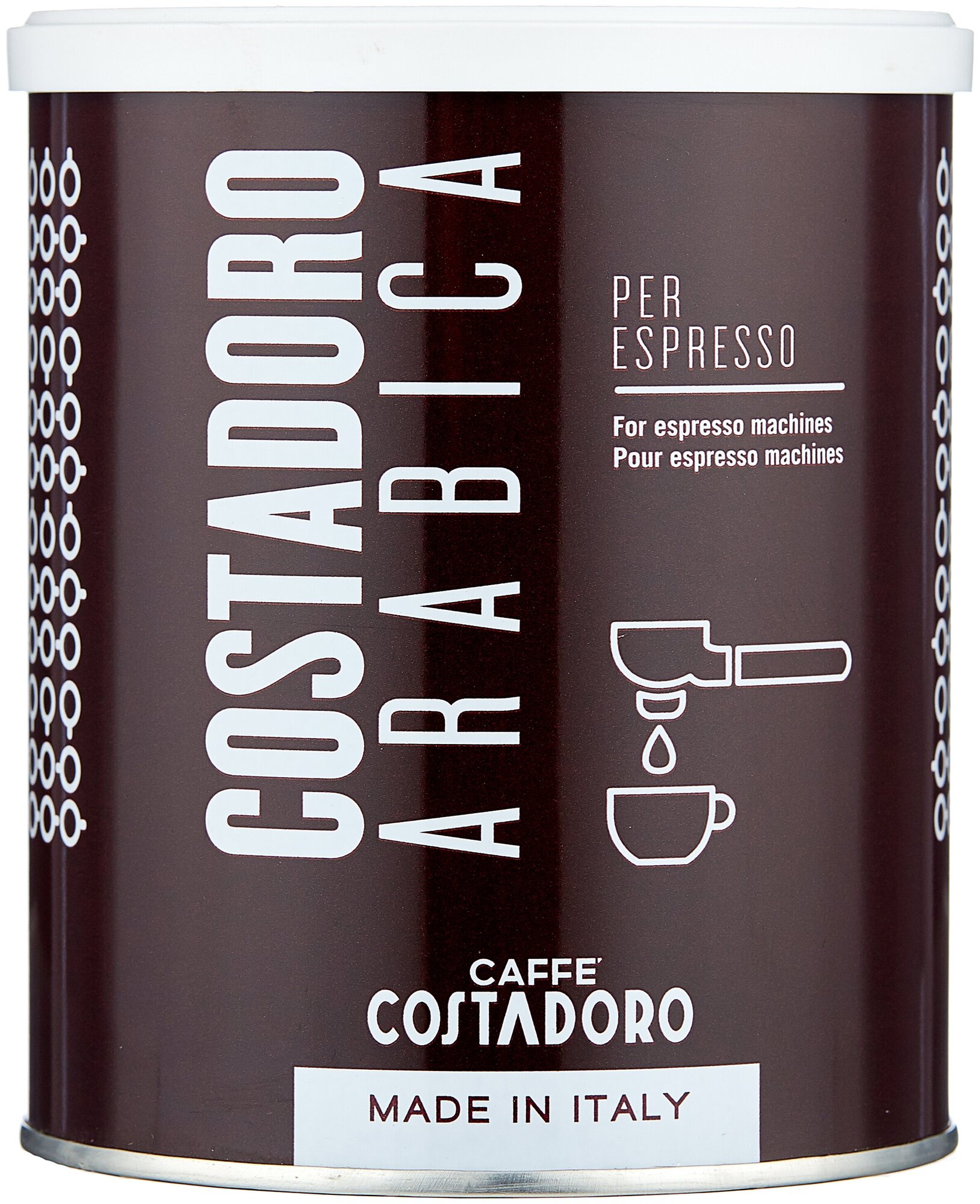 Кофе молотый Costadoro Arabica Espresso банка 250гр