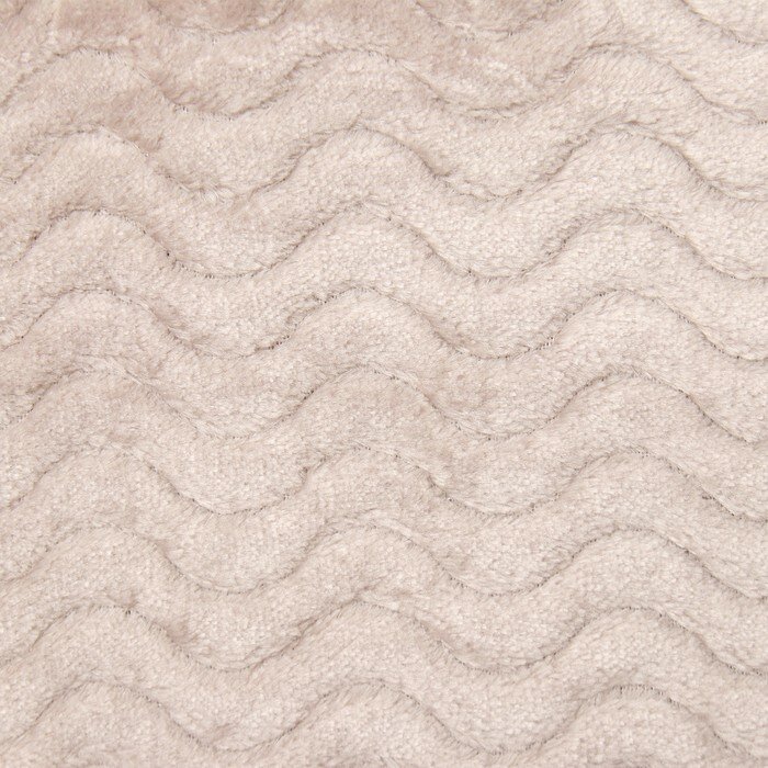 Плед на кровать плюшевый флисовый Волна 05А / 150х205 см - фотография № 7