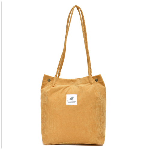 Сумка шоппер Lotoc, фактура матовая, желтый