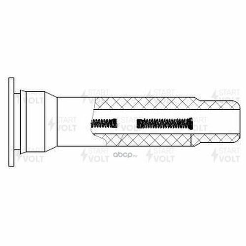 Наконечник катушки зажигания для автомобилей KIA Sportage I (93-) 2.0i STC 0818 StartVolt