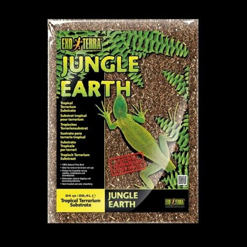 Грунт для террариума Exo-Terra Jungle Earth 26,4л земля тропического леса exo terra jungle earth 8 8 л