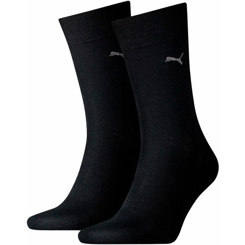 Носки PUMA, 2 пары, размер 39-42, черный
