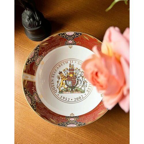 Royal Worcester ваза для фруктов, золотой юбилей, Англия, 2002 год