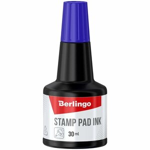Штемпельная краска Berlingo 30 мл, синяя (KKp_30002)