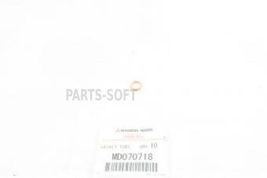 MITSUBISHI MD070718 Прокладка MITSUBISHI Pajero Sport L200 (98-08) (4D56) форсунки (медная) OE