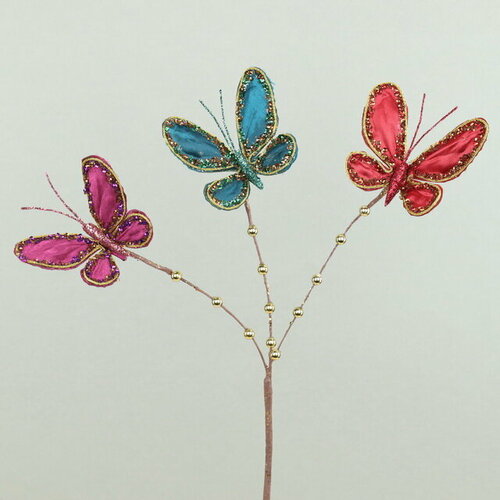 Goodwill Декоративная ветка с бабочками Butterfly Valley 46 см BR 39318