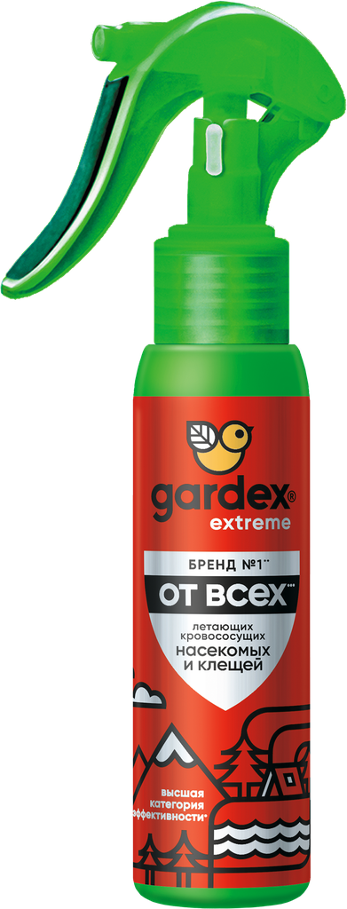Спрей от комаров и мошки GARDEX Extreme усиленный, 100мл