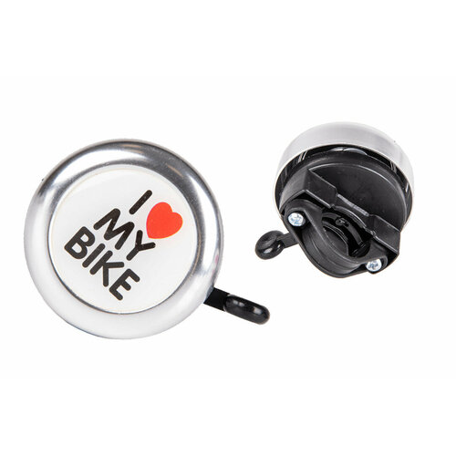 Звонок велосипедный I love my bike серебряный 45A-06 1100 45A-06 568₽