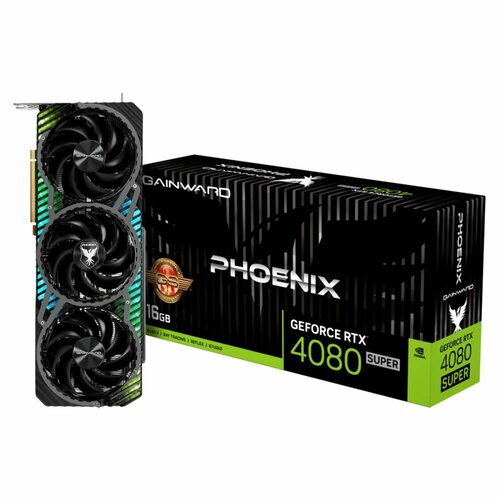 Видеокарта Gainward RTX4080 SUPER PHOENIX GS 16GB GDDR6X 256bit 3-DP HDMI видеокарта gainward geforce rtx 3080 [10gb gddr6x 320 bit w dp 3 hdmi]